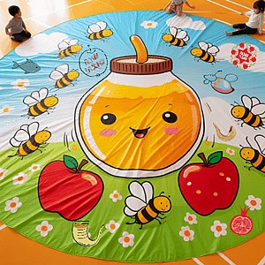 מצנח פעילות בנושא ראש השנה דגם 1033 מצנח פעילות בנושא ראש השנה דגם 1033